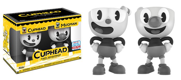 Funkos BW Cuphead Mugman NYCC 2017