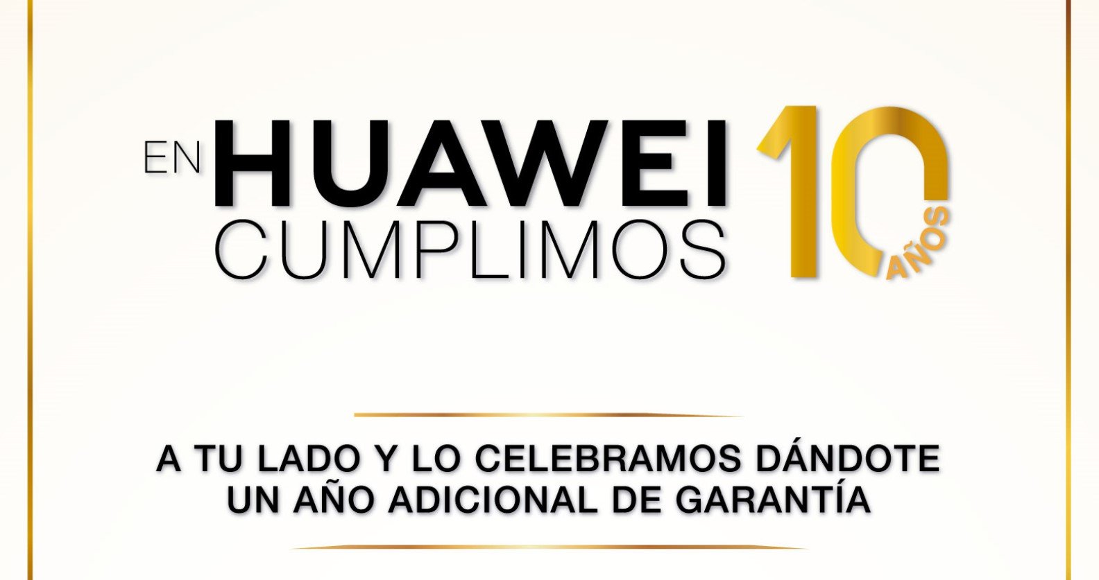 Huawei 10 años