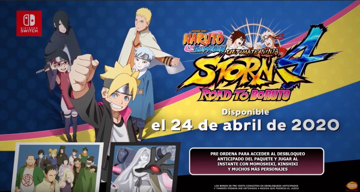 El Bonus Con La Precompra De Naruto Shippuden Ultimate Ninja Storm 4 Road To Boruto Para Nintendo Switch Portalgeek