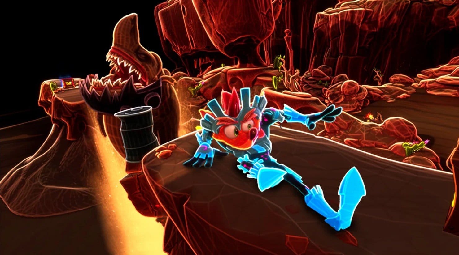 crash bandicoot invertido