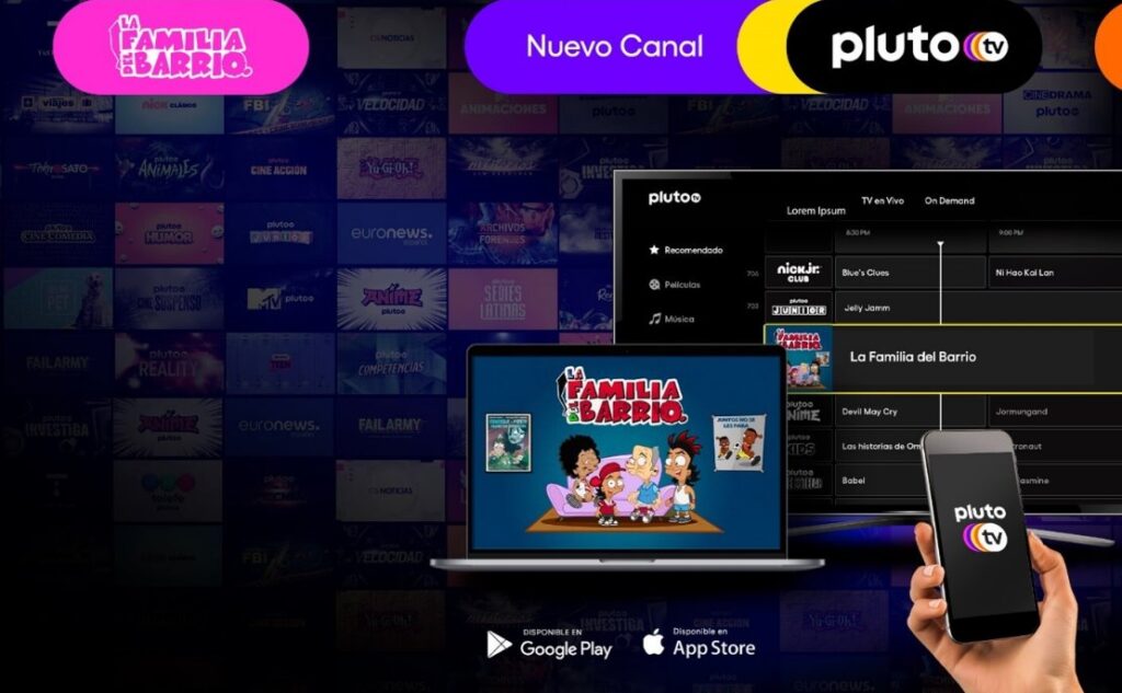 pluto tv daria familia del barrio