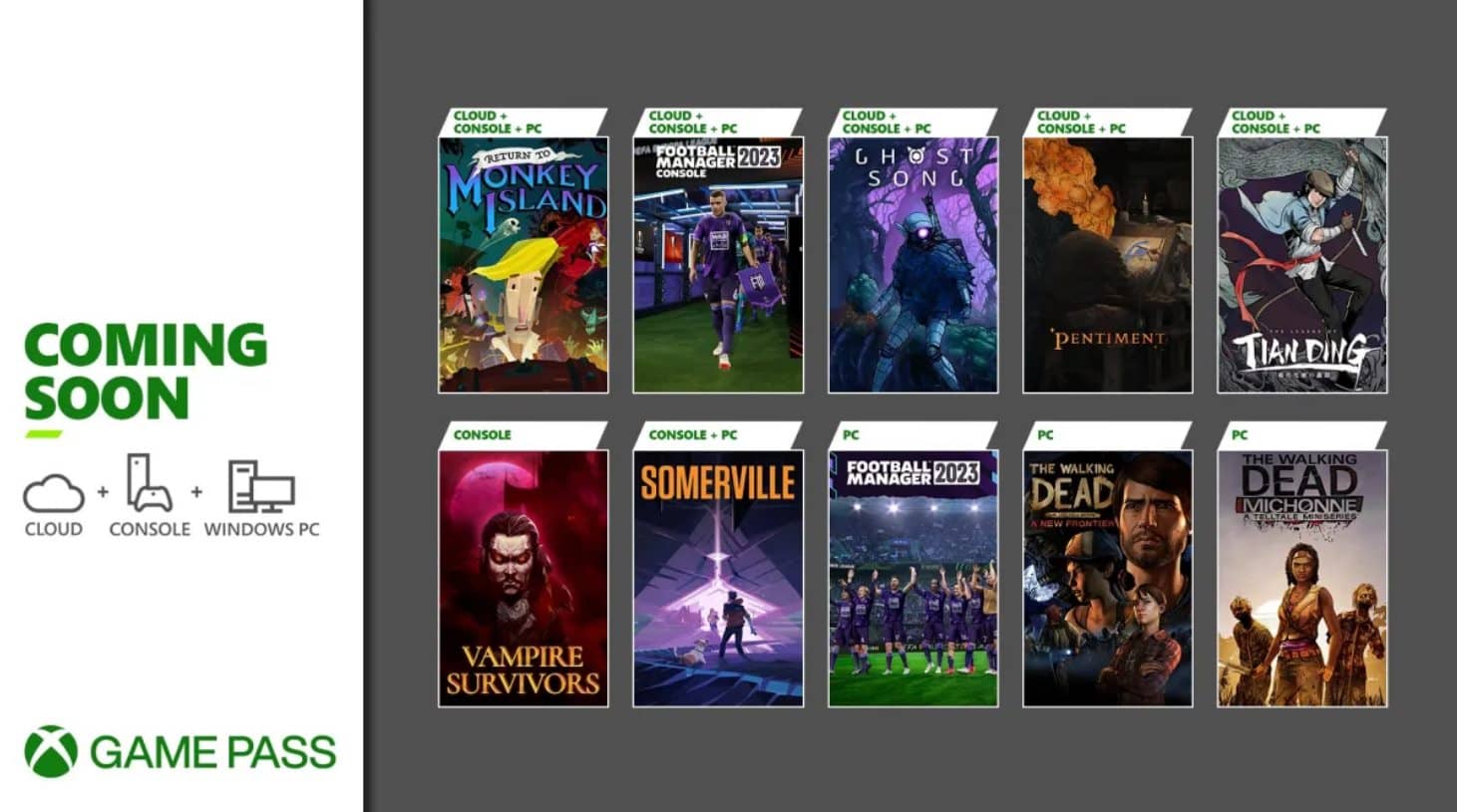 xbox gamepass nov 2022