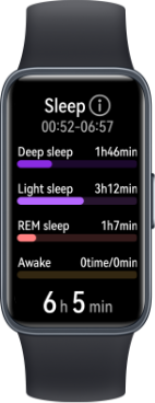 Huawei band 8 In sleep