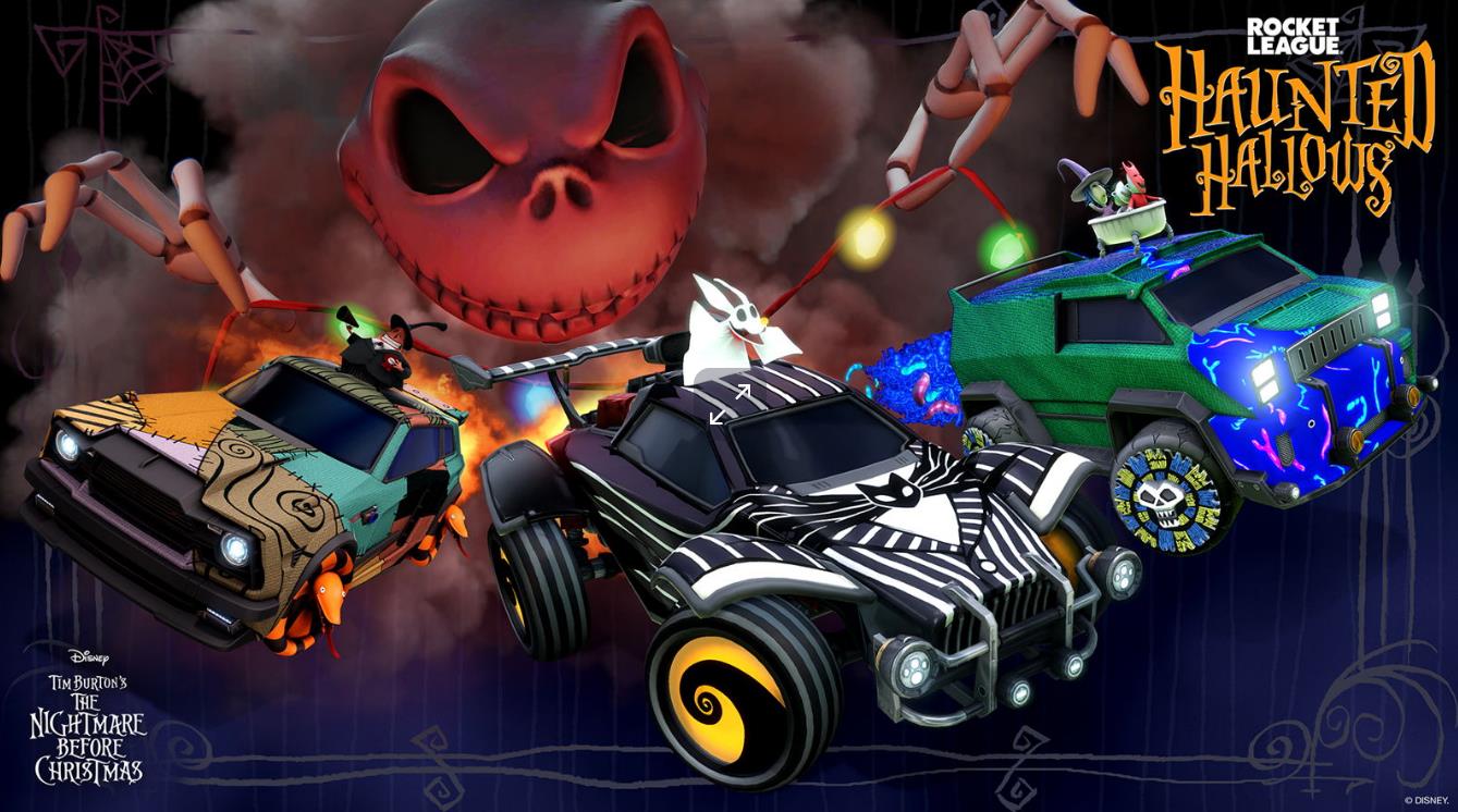 rocket league hauntes hallows