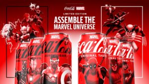 coca cola marvel