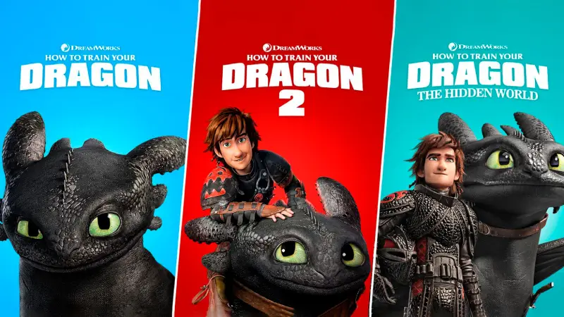 como entrenar a tu dragon trilogia