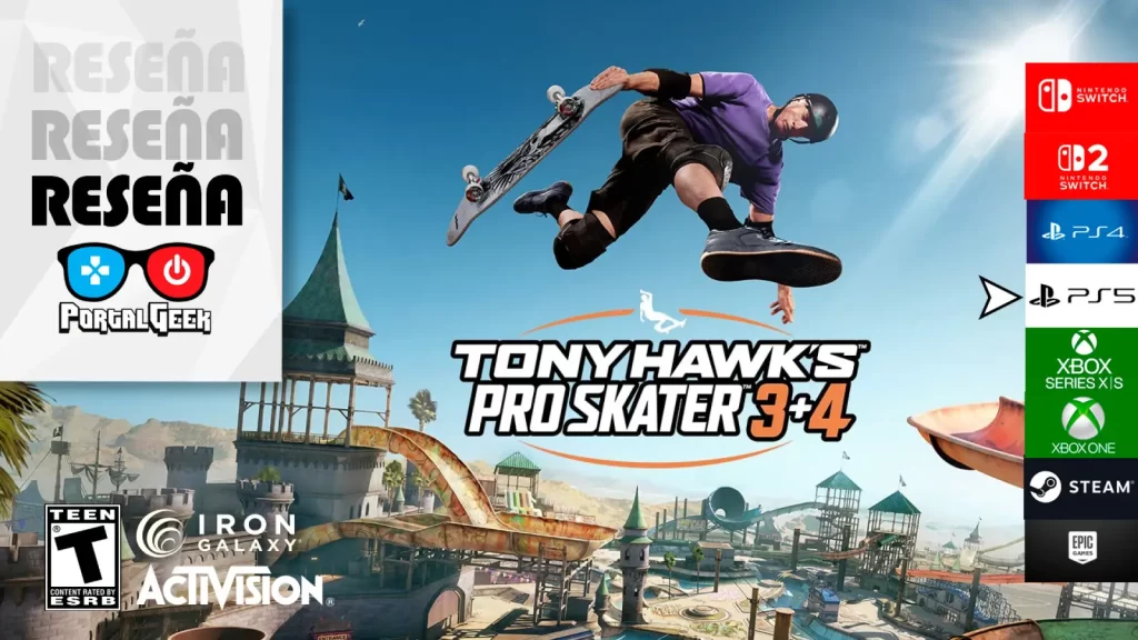 Tony Hawks pro Skater 3+4 reseña