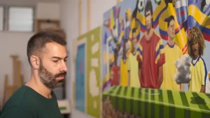 Samsung Art Store y Esteban Ocampo