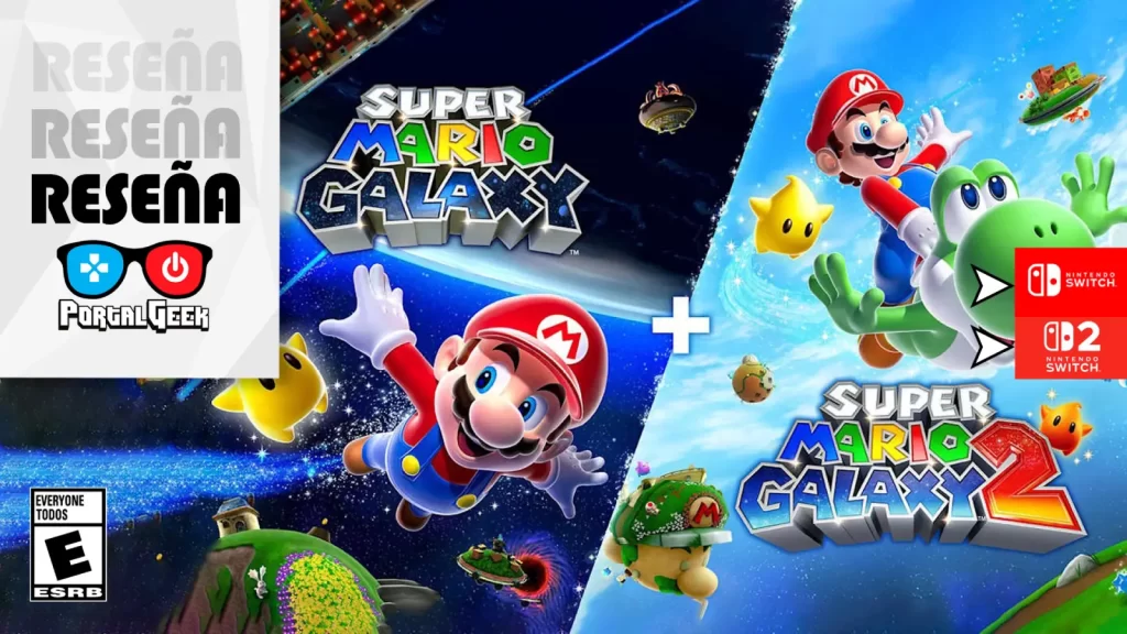 Super mario Galaxy 1+2 reseña PortalGeek