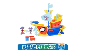 Spidey y sus sorprendentes amigos- Barco Pirata con telarañas y burbujas.2