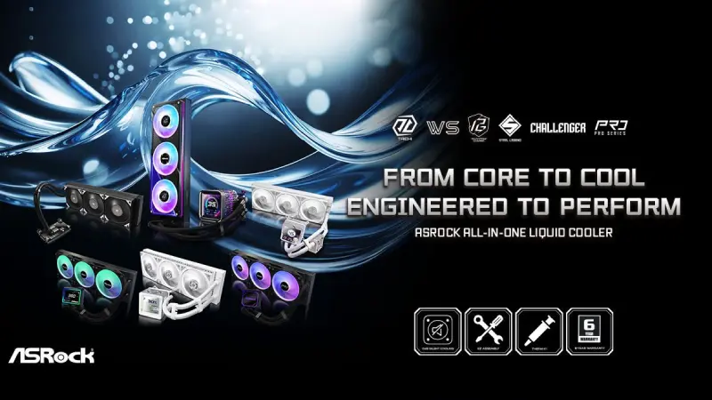 ASRock presenta una línea de PC ampliada y su nuevo watercooler AIO en CES 2026 3