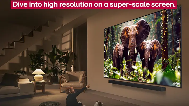 super escalado TV LG