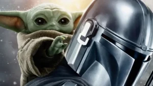 THE MANDALORIAN AND GROGU PÓSTER