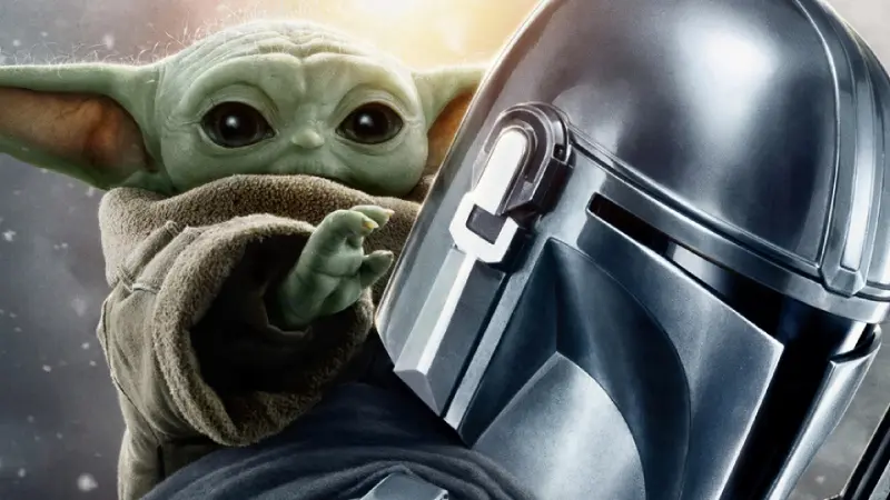 THE MANDALORIAN AND GROGU PÓSTER