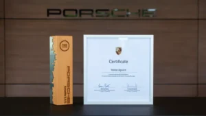 certificado porsche