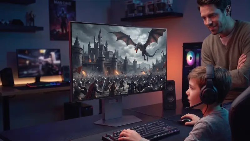 papa hijo gamer