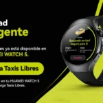 Viajar en taxi nunca fue tan fácil: Así puedes pedir tu transporte desde el HUAWEI WATCH 5