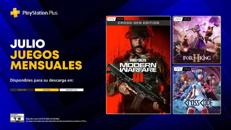 ps plus julio 2026